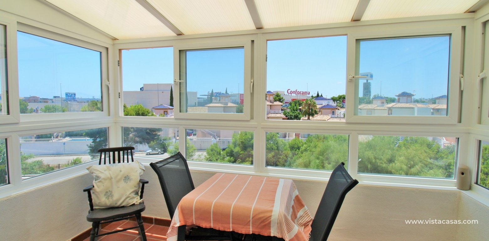 San Jose Azucena Quad for sale Playa Flamenca balcony front