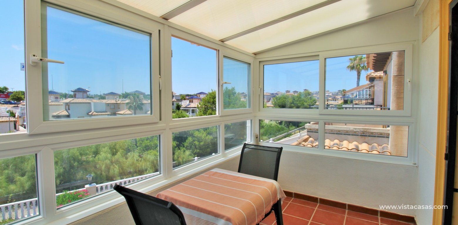 San Jose Azucena Quad for sale Playa Flamenca balcony front