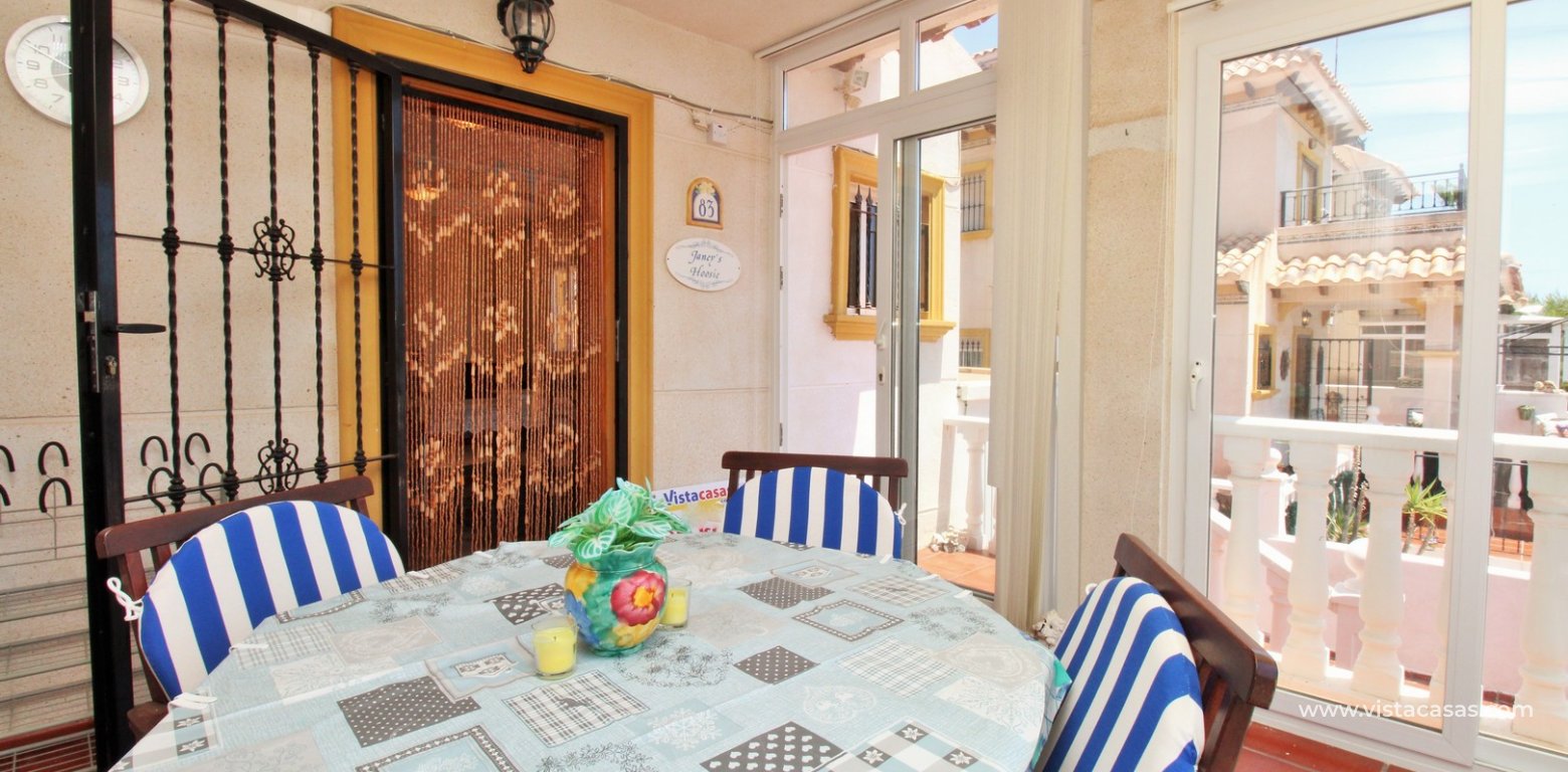 San Jose Azucena Quad for sale Playa Flamenca enclosed terrace