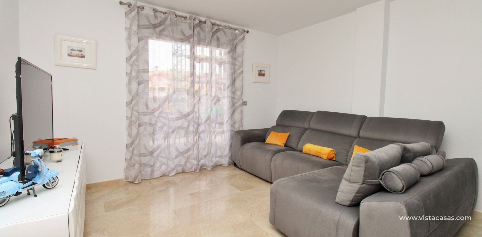 2 Bedroom Apartment with Pool View for sale Sungolf Beach Villamartin living area