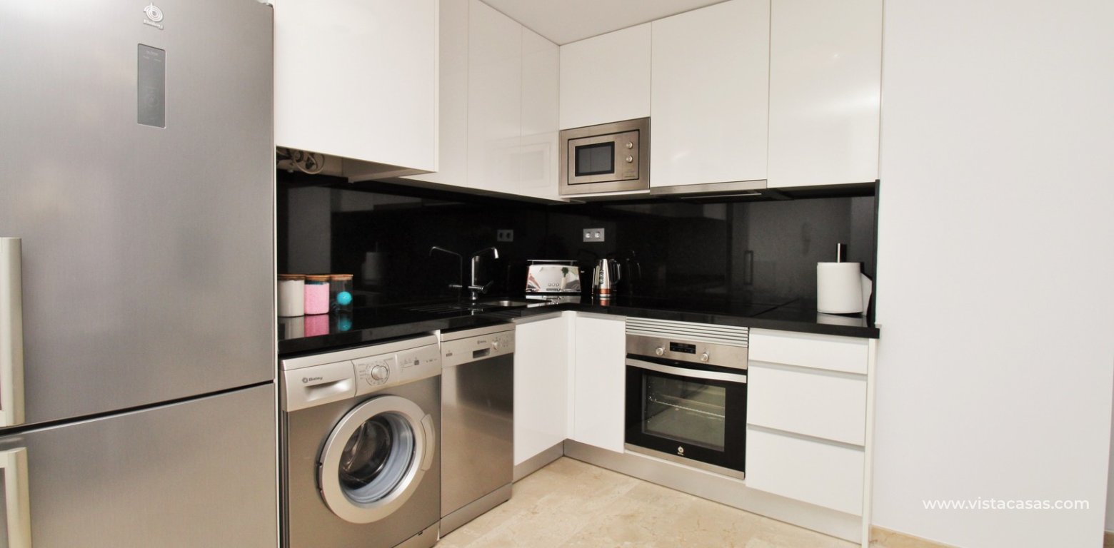 2 Bedroom Apartment with Pool View for sale Sungolf Beach Villamartin kitchen