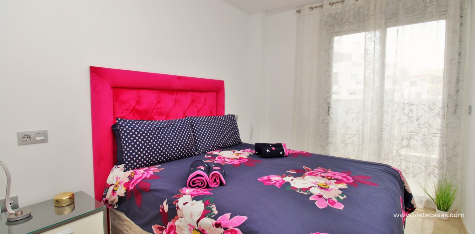 2 Bedroom Apartment with Pool View for sale Sungolf Beach Villamartin master bedroom