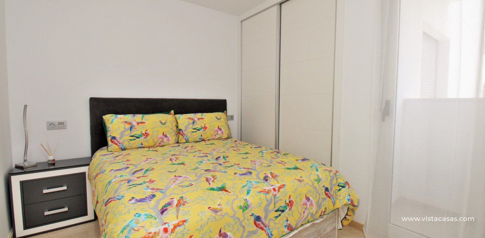 2 Bedroom Apartment with Pool View for sale Sungolf Beach Villamartin double bedroom