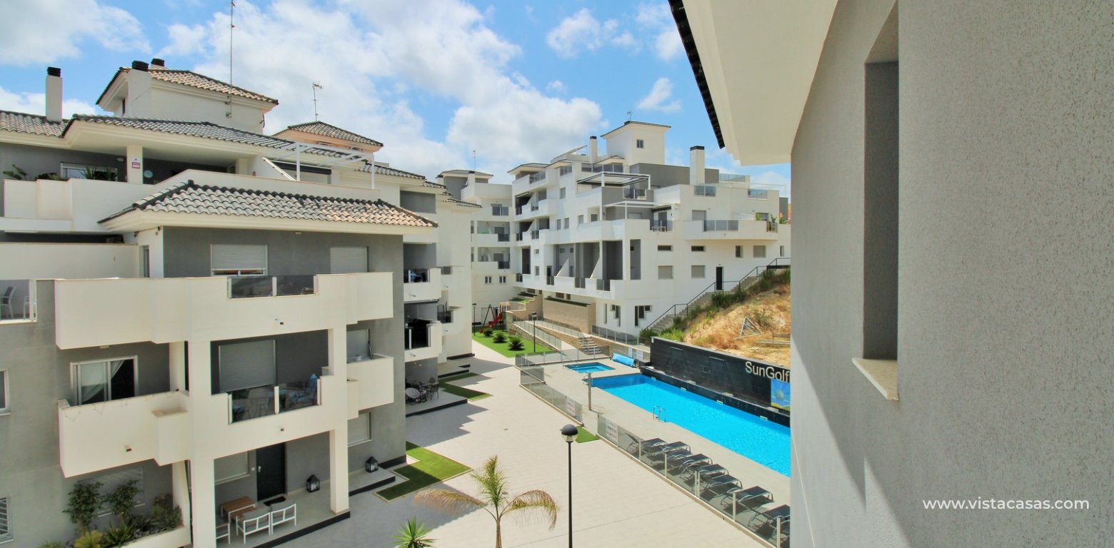 2 Bedroom Apartment with Pool View for sale Sungolf Beach Villamartin balcony 2 pool view