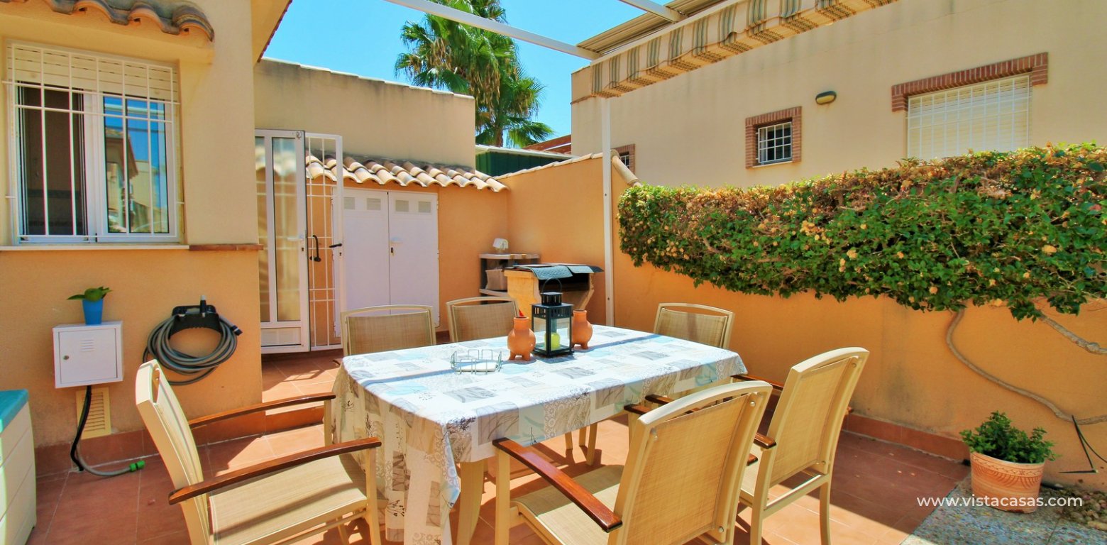 Pau 8 Villamartin 3 Bed Townhouse For Sale Avalon outside dining area