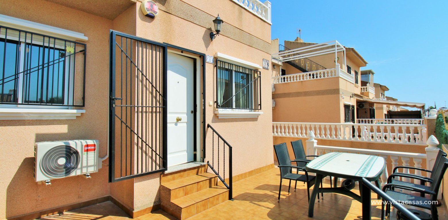 3-Bed Quad House in Villamartin Torregolf IV Pool View front terrace