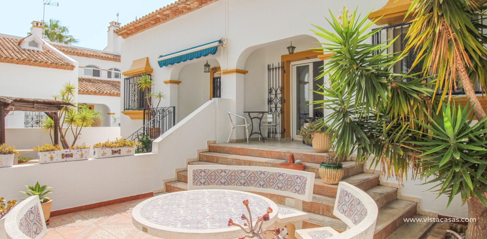 Buhardilla Townhouse For Sale Valencias Villamartin rear terrace
