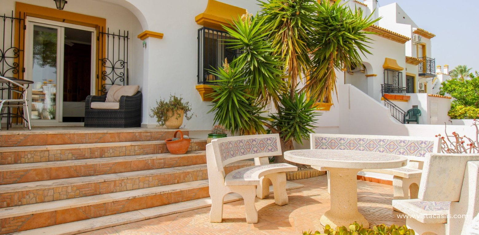 Buhardilla Townhouse For Sale Valencias Villamartin rear garden