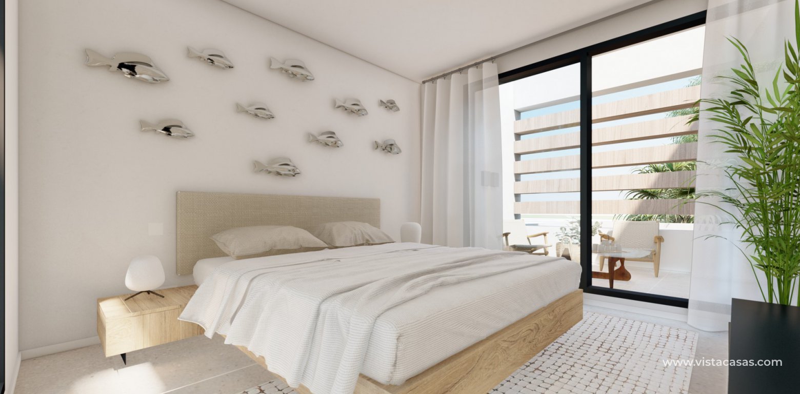 Villa for sale in Santa Rosalía Lake and Life Resort Los Alcazares bedroom