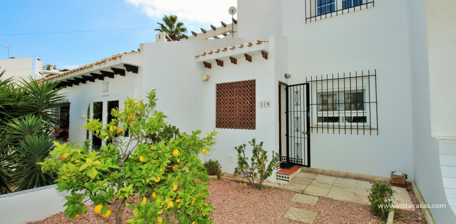 Verdemar 3 Townhouse For Sale Villamartin back garden