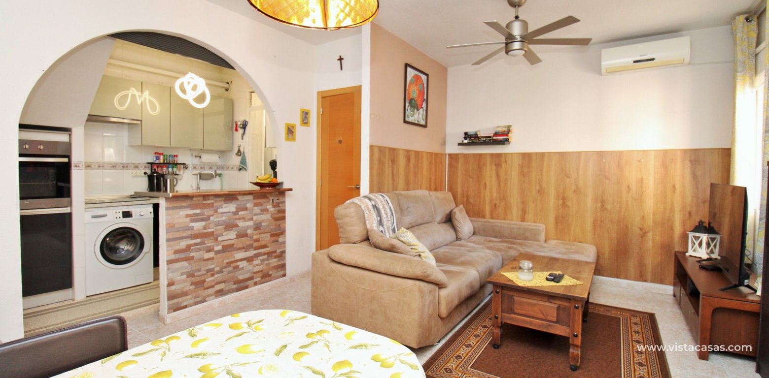 2 Bedroom South-Facing Townhouse For Sale in El Salado Torrevieja lounge