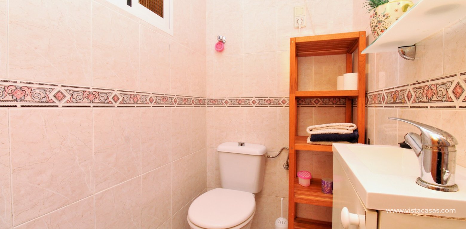 2 Bedroom South-Facing Townhouse For Sale in El Salado Torrevieja wc