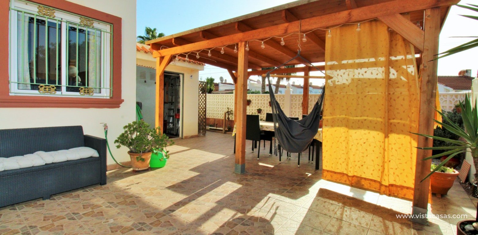 2 Bedroom South-Facing Townhouse For Sale in El Salado Torrevieja garden 2
