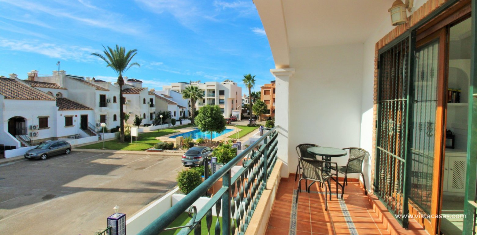 Top Floor Apartment with Garden For Sale in Pau 8 Villamartin balcony pool view
