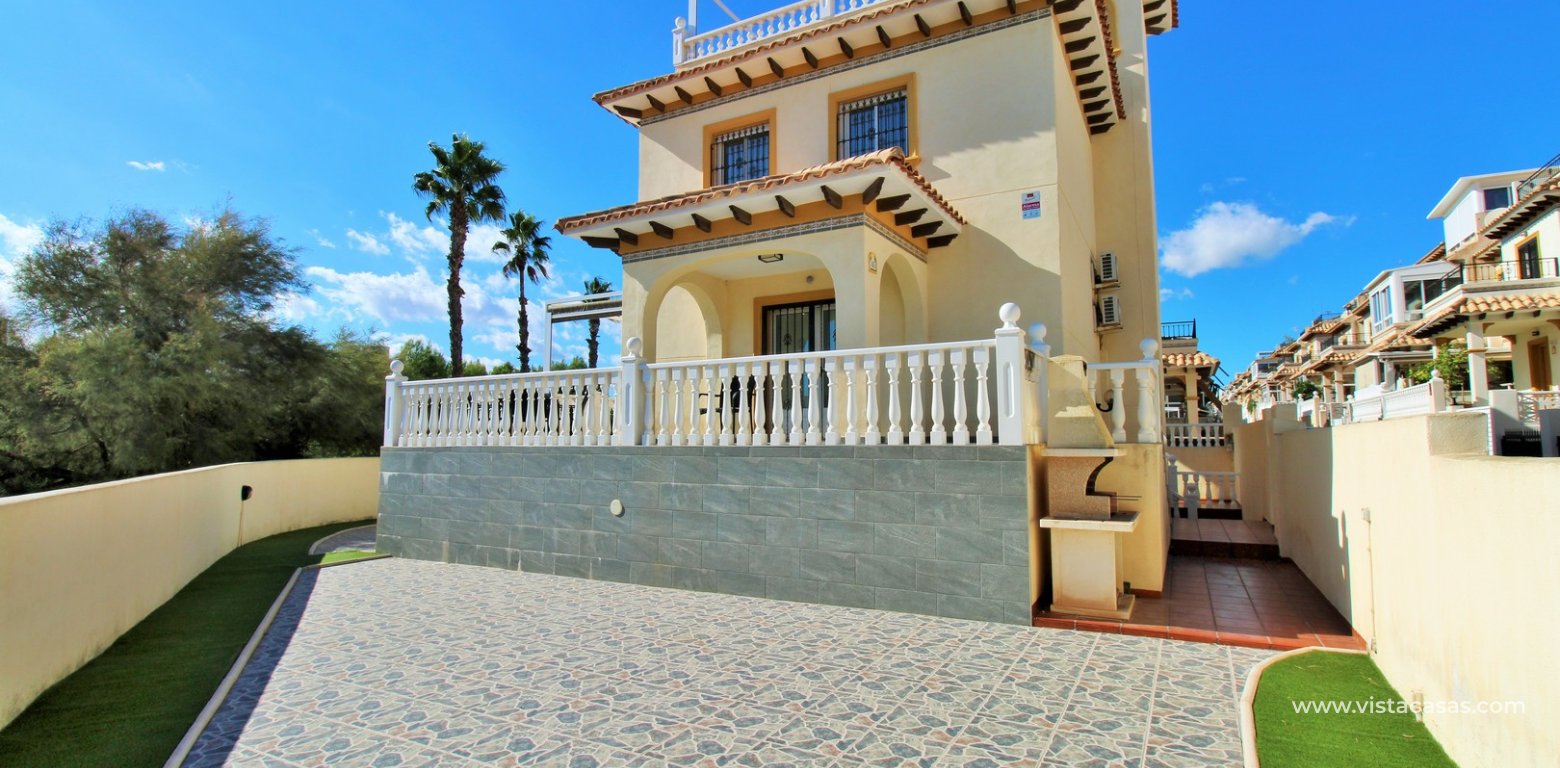 4-Bed Villa with Sea Views & Basement For Sale in Playa Flamenca front