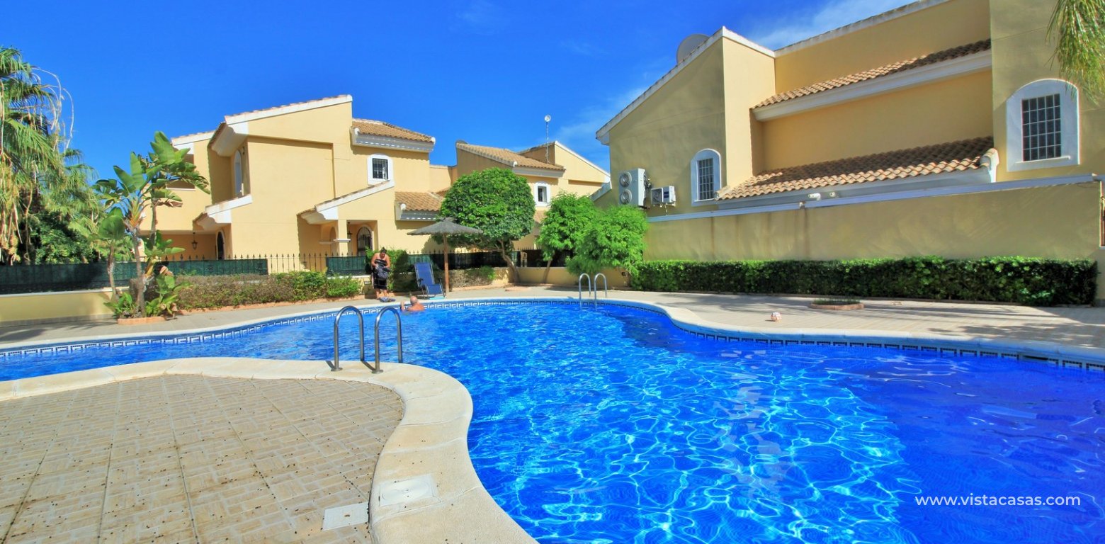 3 Bed Villa with Private Pool in Costa Flamenca Golf Los Dolses communal swimming pool