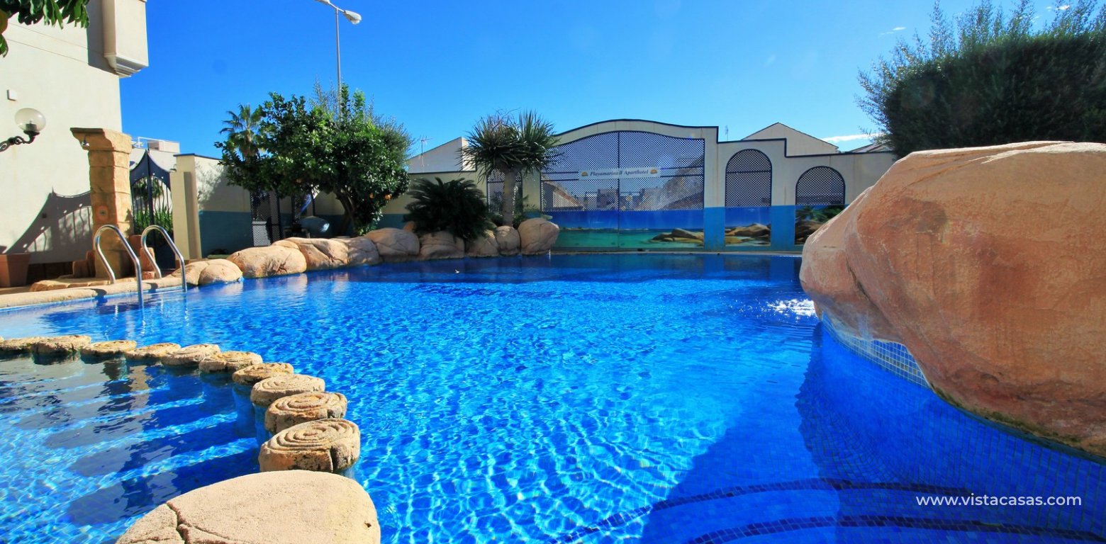 Beachside 2 Bed Apartment in Playa Marina 2 Cabo Roig pool