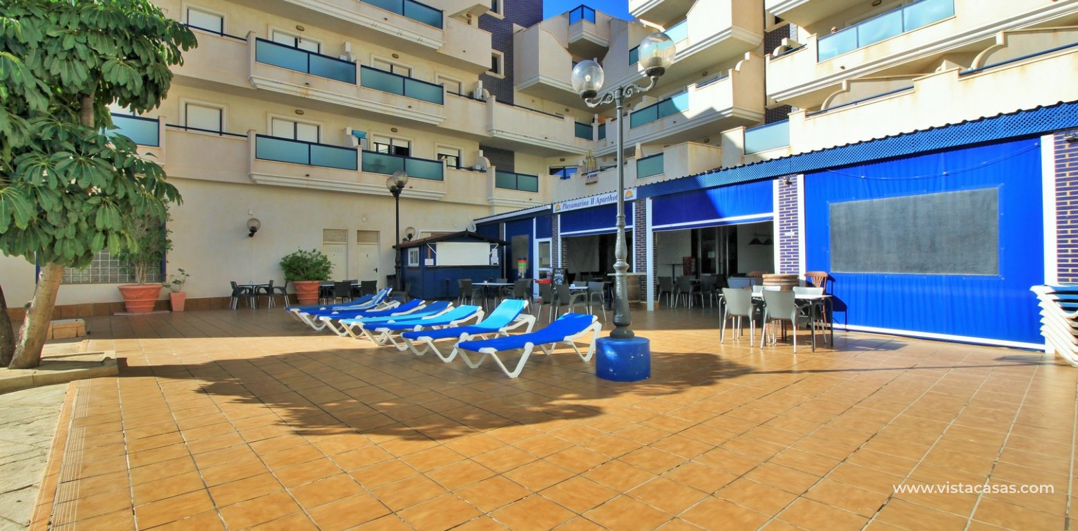 Beachside 2 Bed Apartment in Playa Marina 2 Cabo Roig communal terrace