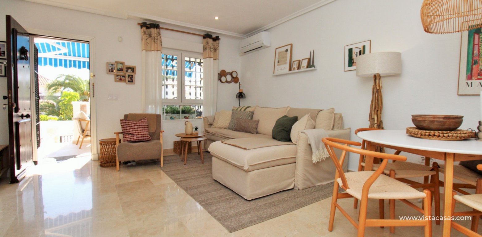 Sofia Townhouse with Sea & Pool Views For Sale in Las Violetas living area 3