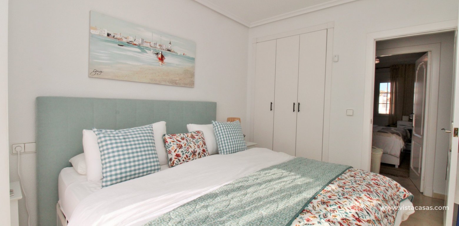 Sofia Townhouse with Sea & Pool Views For Sale in Las Violetas master bedroom fitted wardrobes