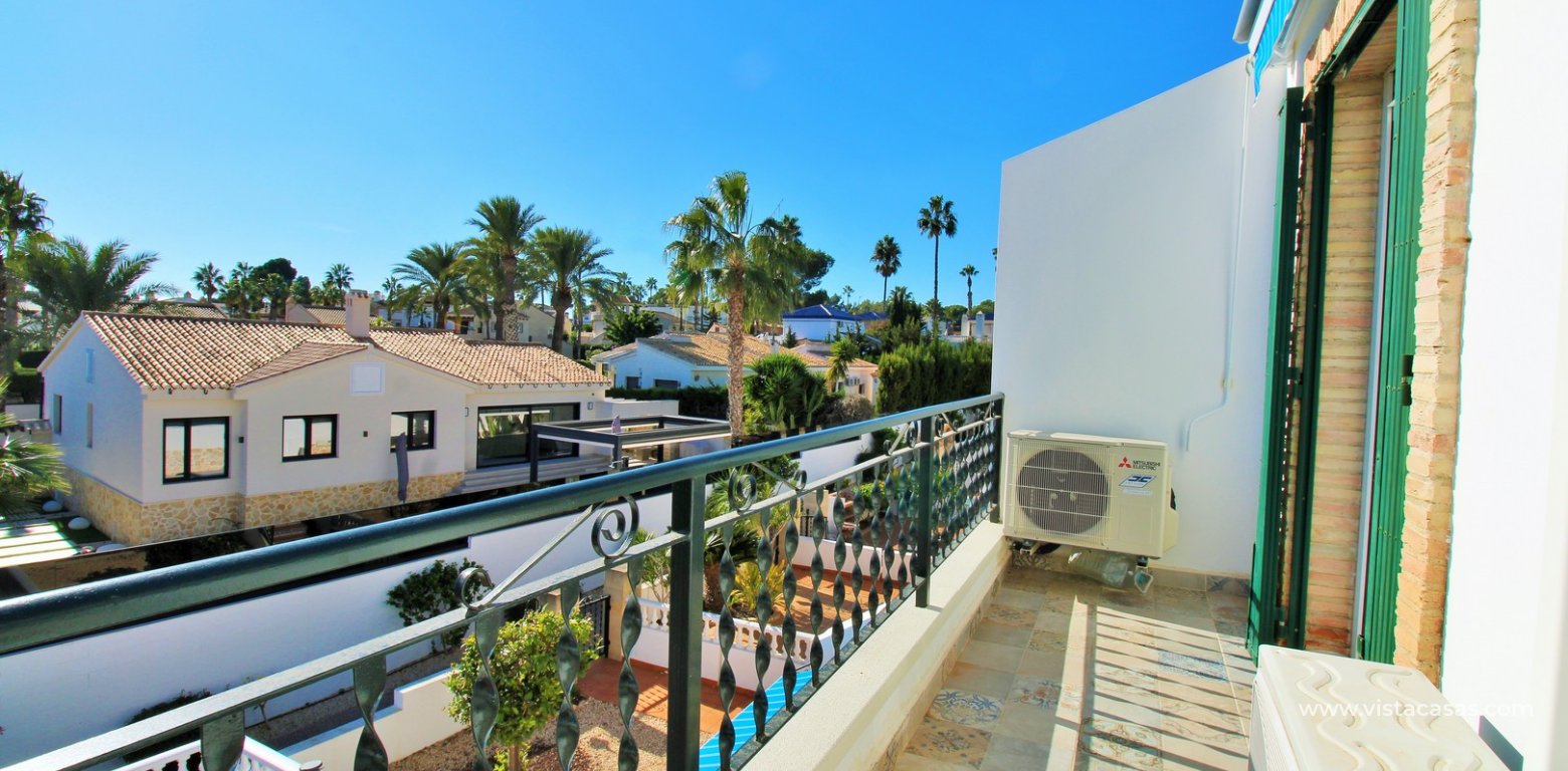 Sofia Townhouse with Sea & Pool Views For Sale in Las Violetas balcony south facing