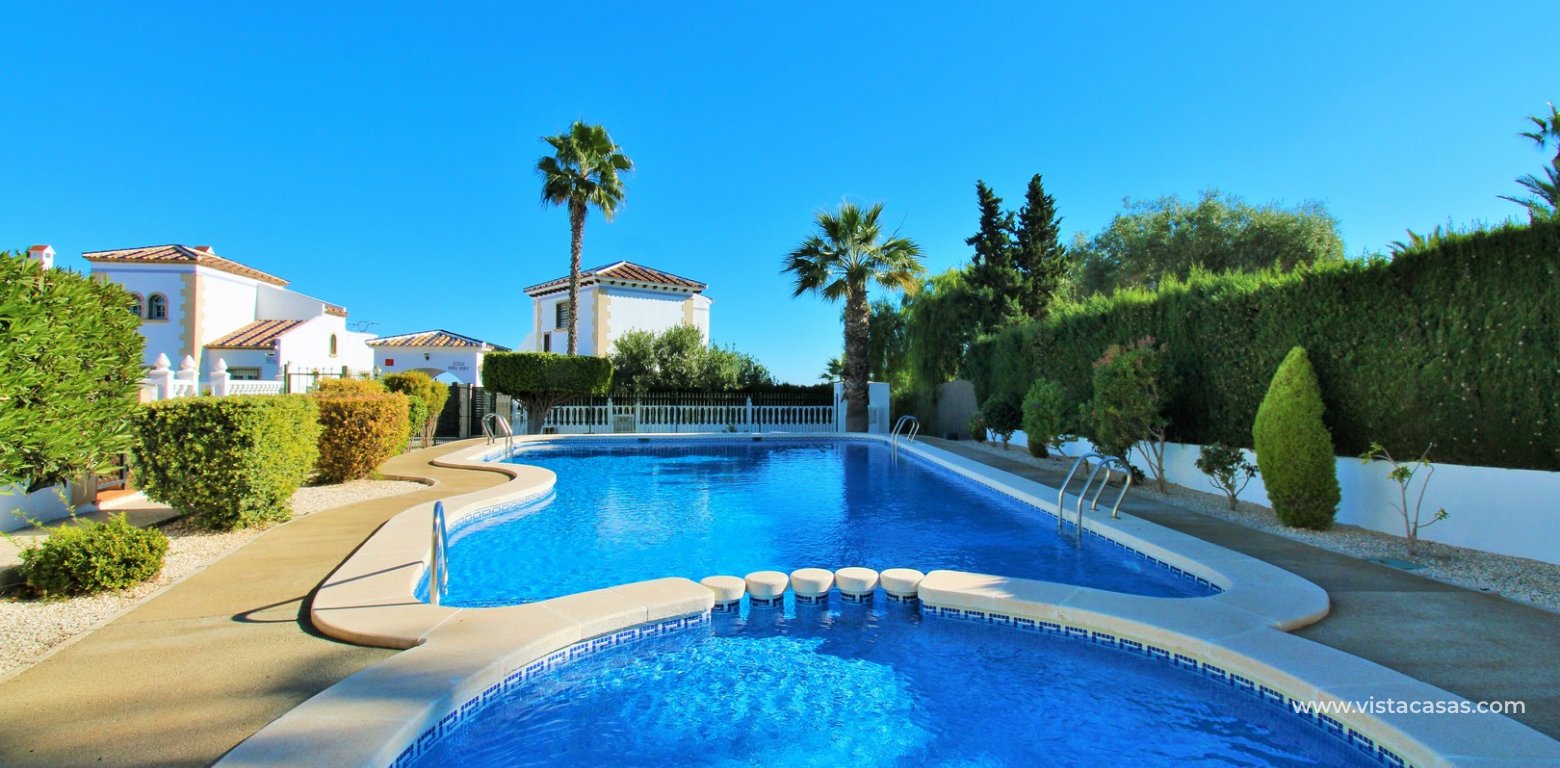 Sofia Townhouse with Sea & Pool Views For Sale in Las Violetas swimming pool