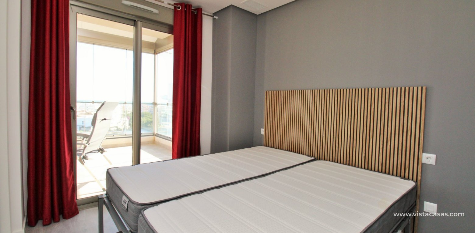 Penthouse with Sea & Mar Menor Views For Sale in Los Dolses master bedroom