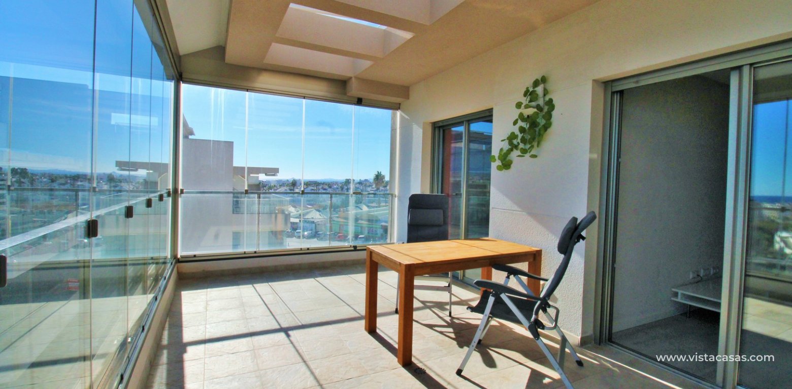 Penthouse with Sea & Mar Menor Views For Sale in Los Dolses balcony 2