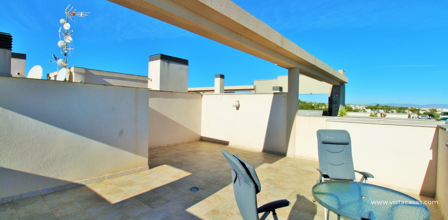 Penthouse with Sea & Mar Menor Views For Sale in Los Dolses solarium storage room