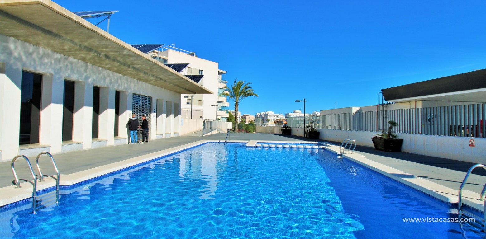 Penthouse with Sea & Mar Menor Views For Sale in Los Dolses swimming pool