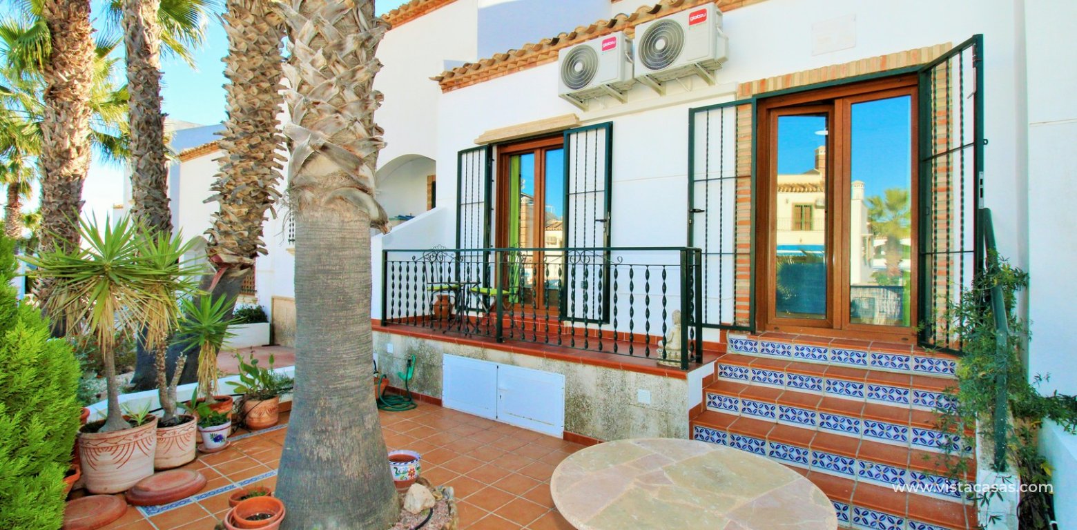 Lola Bungalow with Solarium Annex For Sale in Pau 8 Villamartin rear garden