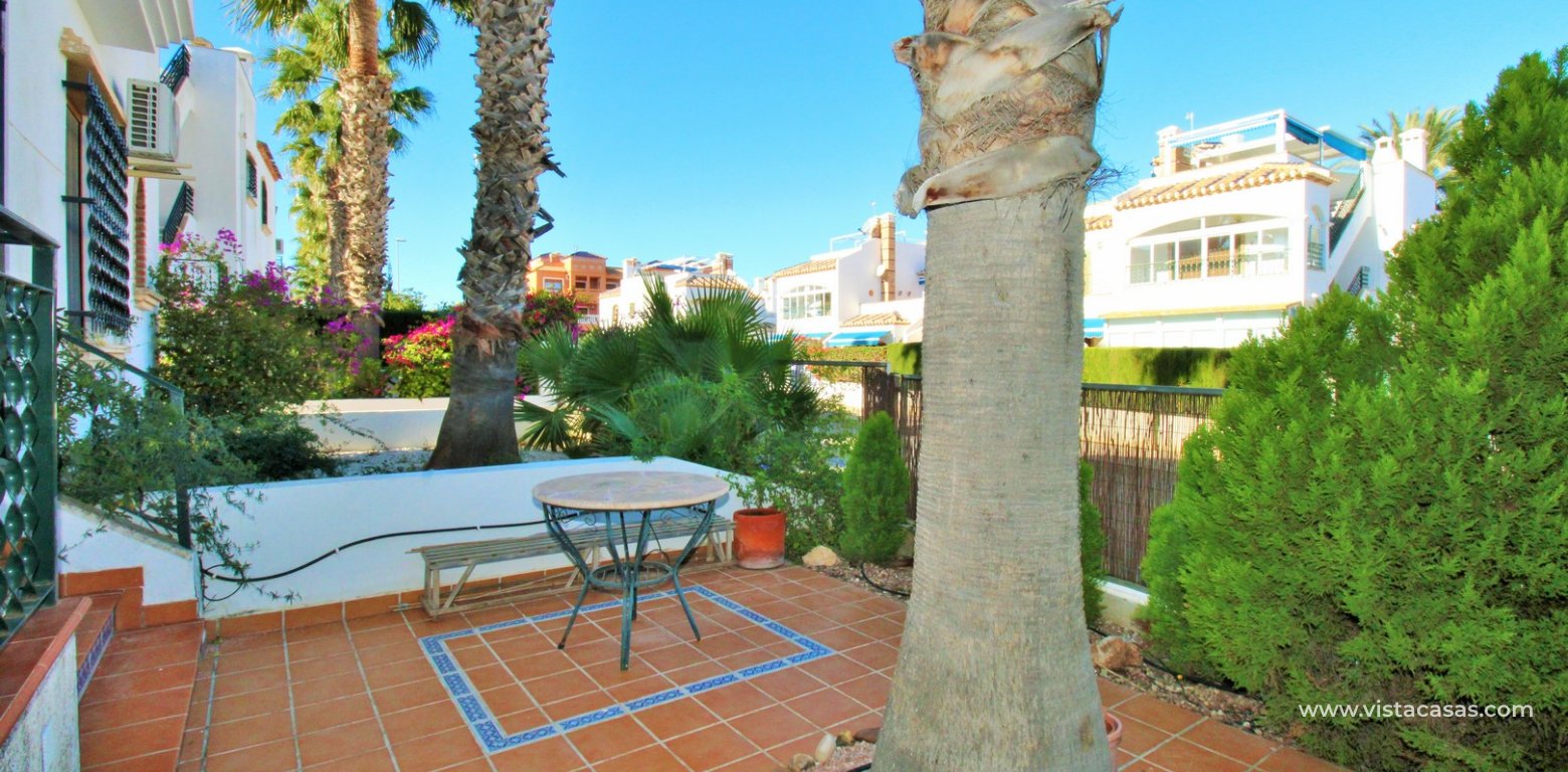 Lola Bungalow with Solarium Annex For Sale in Pau 8 Villamartin back garden