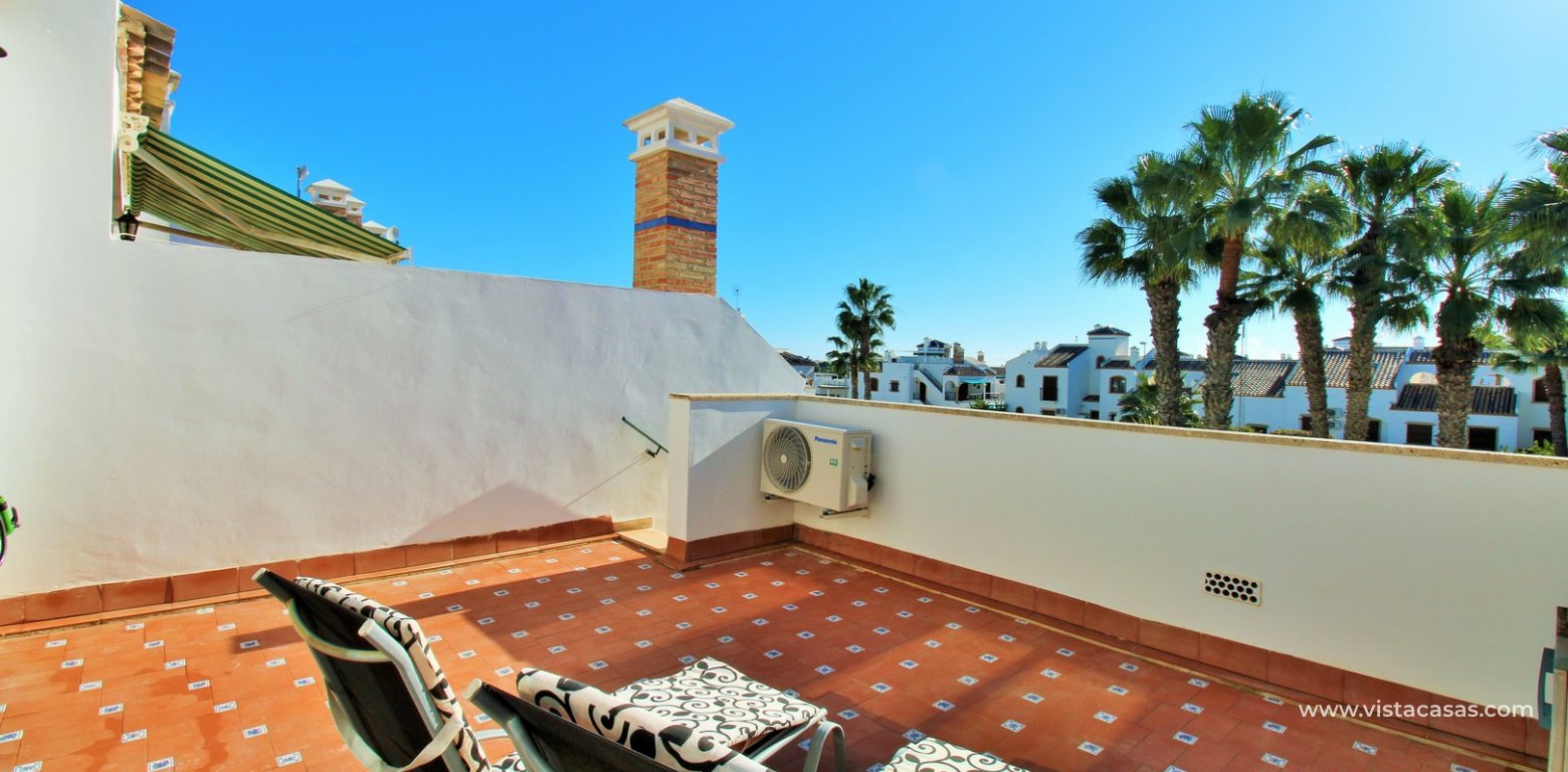 Lola Bungalow with Solarium Annex For Sale in Pau 8 Villamartin roof terrace