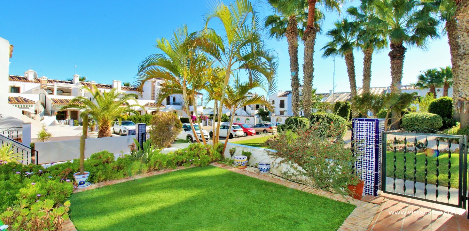 Lola Bungalow with Solarium Annex For Sale in Pau 8 Villamartin front garden