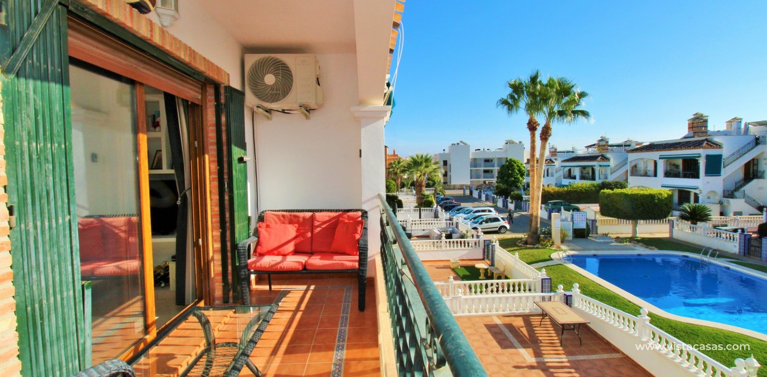 Pau 8 Villamartin 2 Bed Top-Floor Home with Pool Views balcony