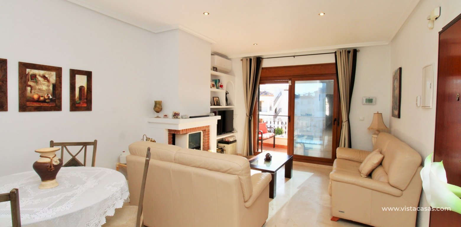 Pau 8 Villamartin 2 Bed Top-Floor Home with Pool Views living area