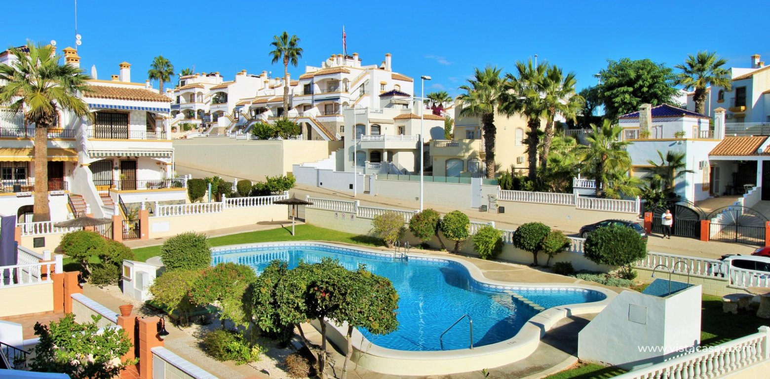 Sofía-Style Townhouse for Sale in Los Dolses R19 balcony pool view