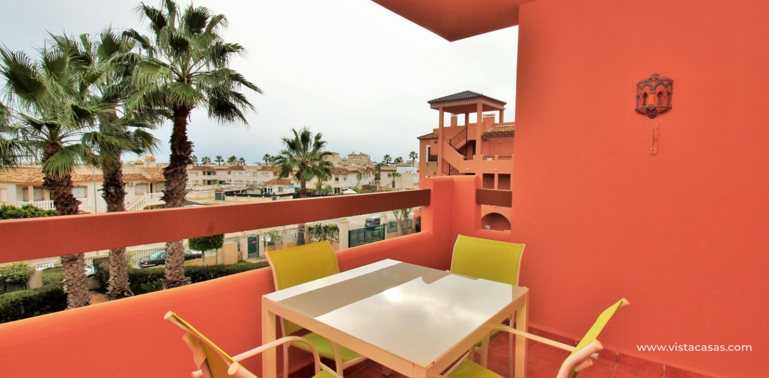 2 Bed Apartment with Lift & Pool For Sale in Pau 8 Villamartin balcony