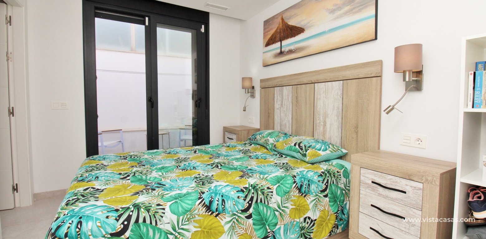 Modern 2 Bed Townhouse with Private Pool in Villamartin double bedroom