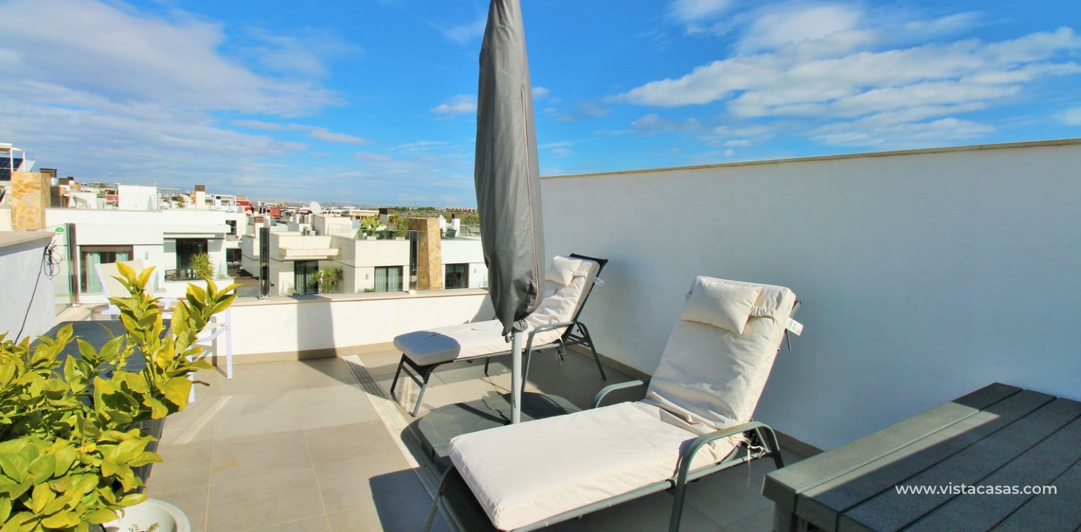 Modern 2 Bed Townhouse with Private Pool in Villamartin solarium 2