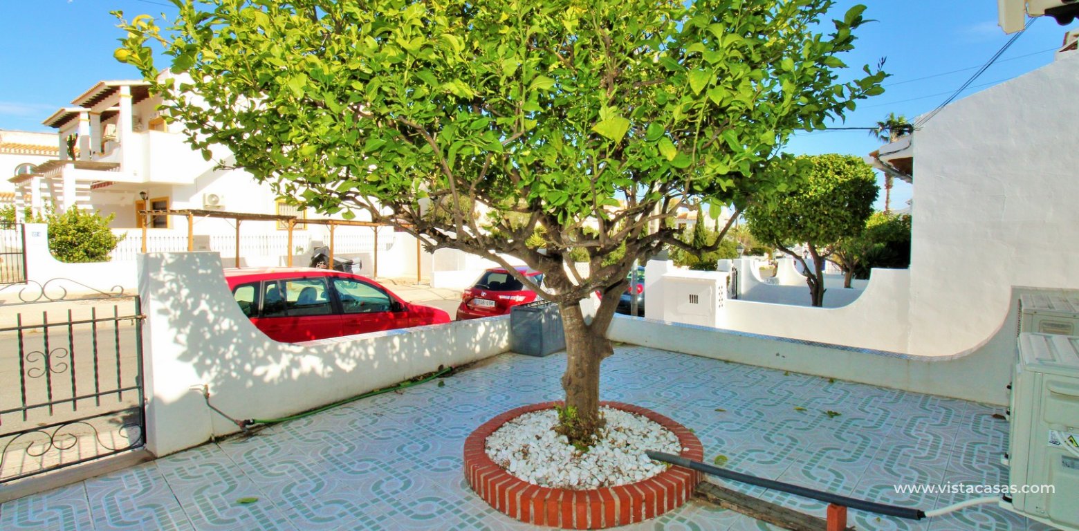 South-Facing Lola Bungalow With Solarium For Sale Verdemar III back garden