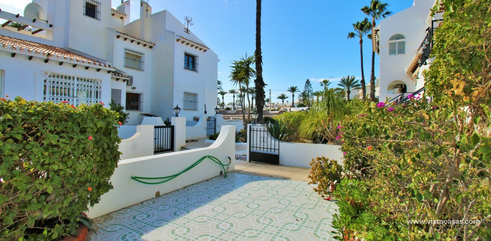 South-Facing Lola Bungalow With Solarium For Sale Verdemar III garden