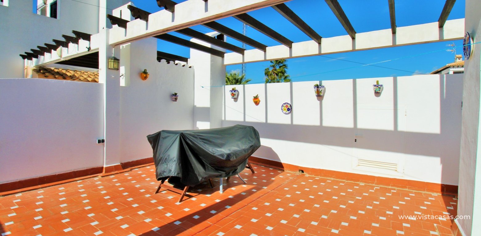 South-Facing Lola Bungalow With Solarium For Sale Verdemar III roof terrace