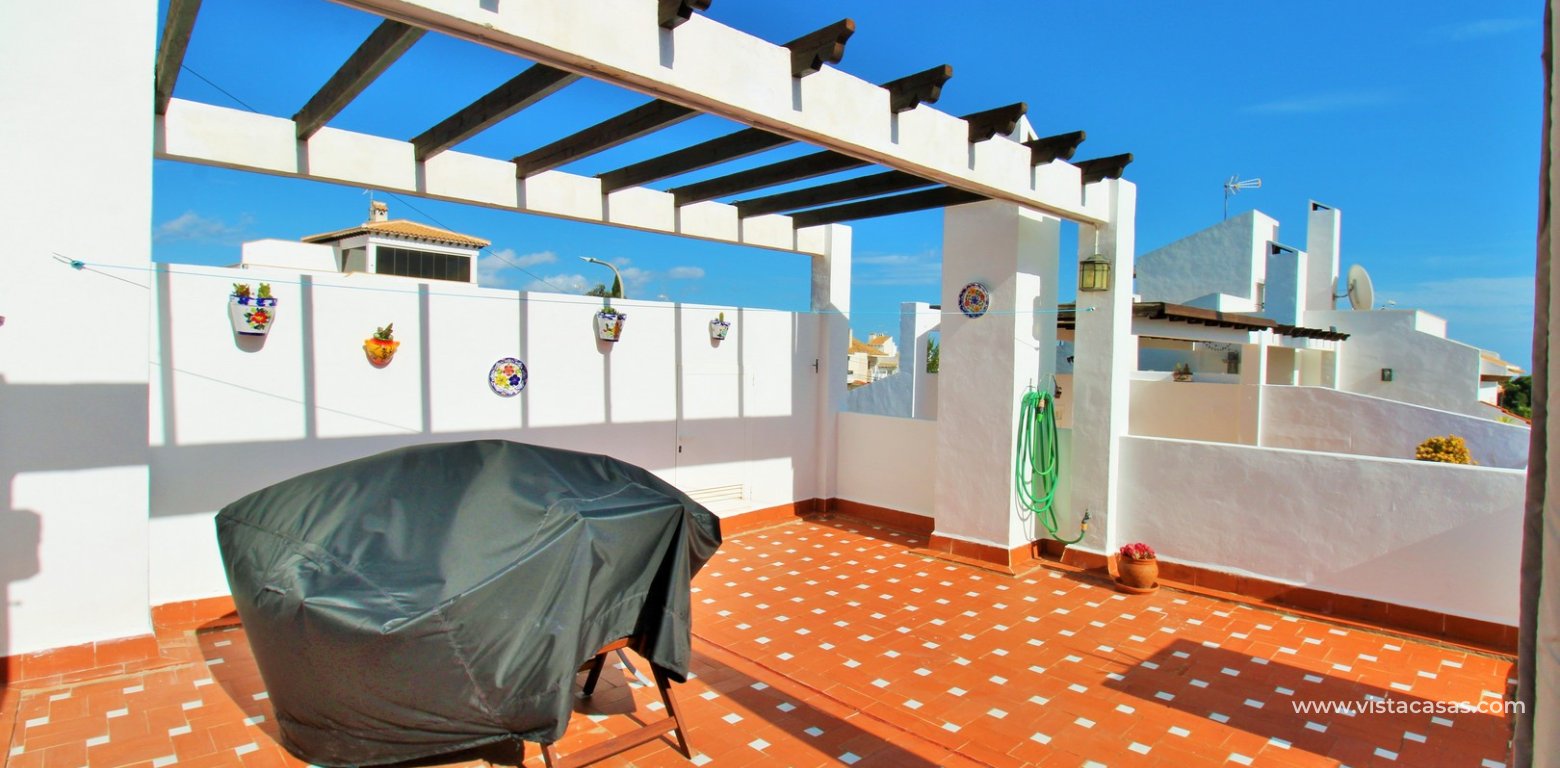South-Facing Lola Bungalow With Solarium For Sale Verdemar III roof terrace 3