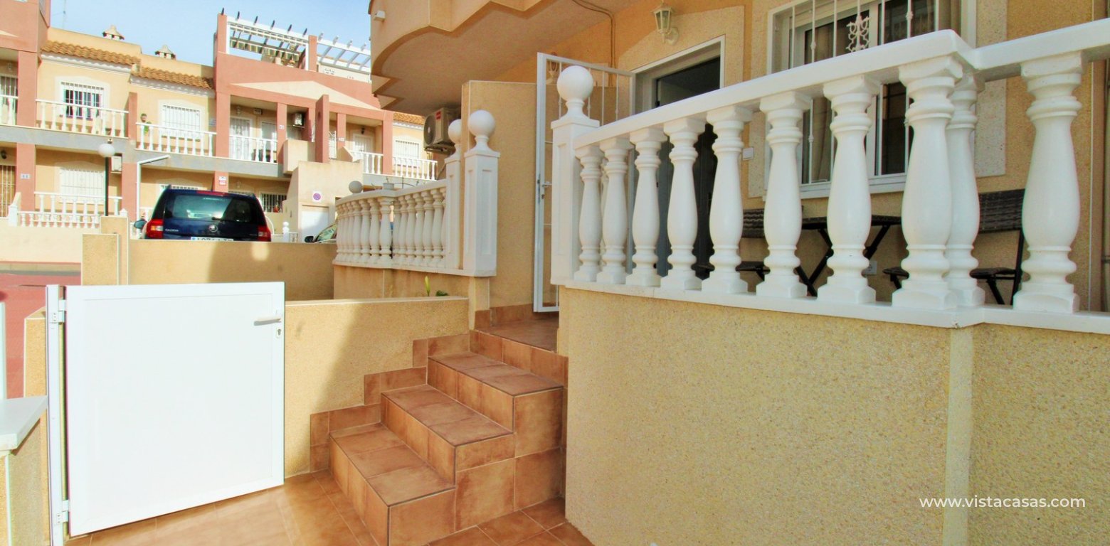 Refurbished Townhouse with Solarium For Sale in Florida Golf front garden terrace
