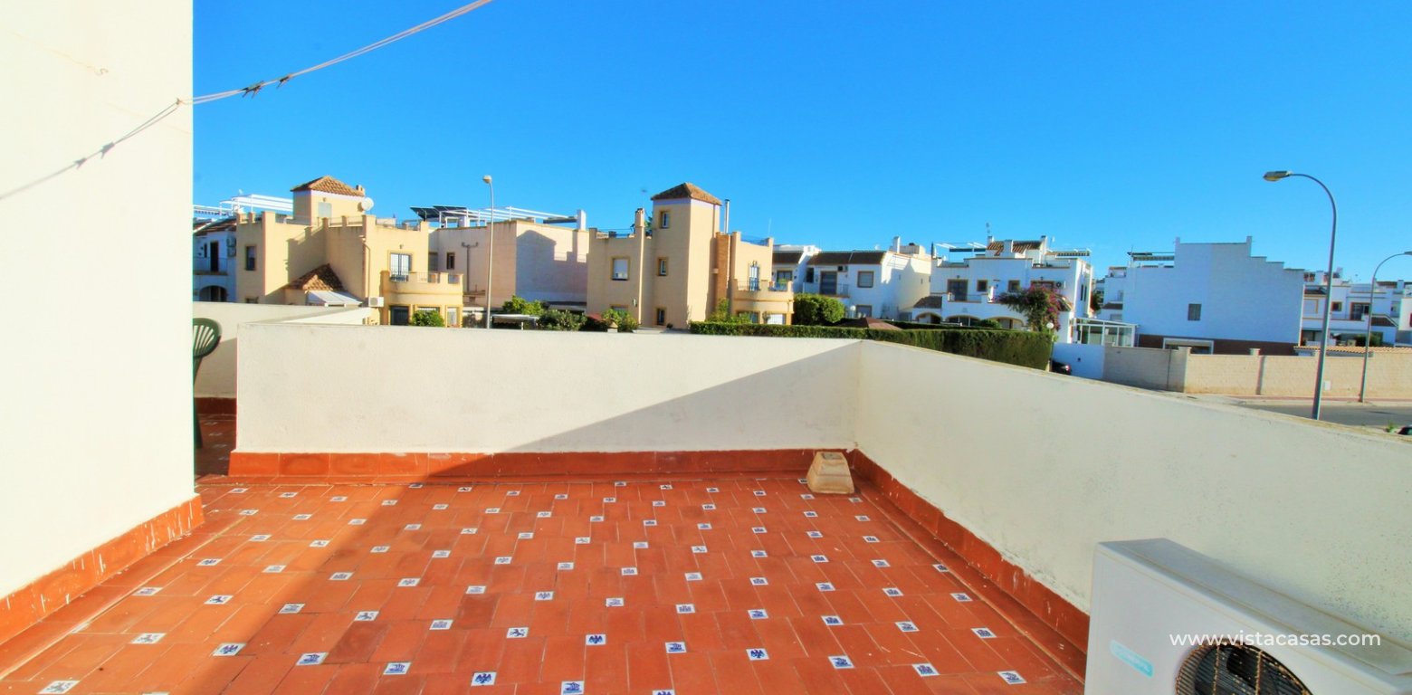 3 Bedroom Corner Townhouse For Sale in Jumilla Playa Flamenca balcony