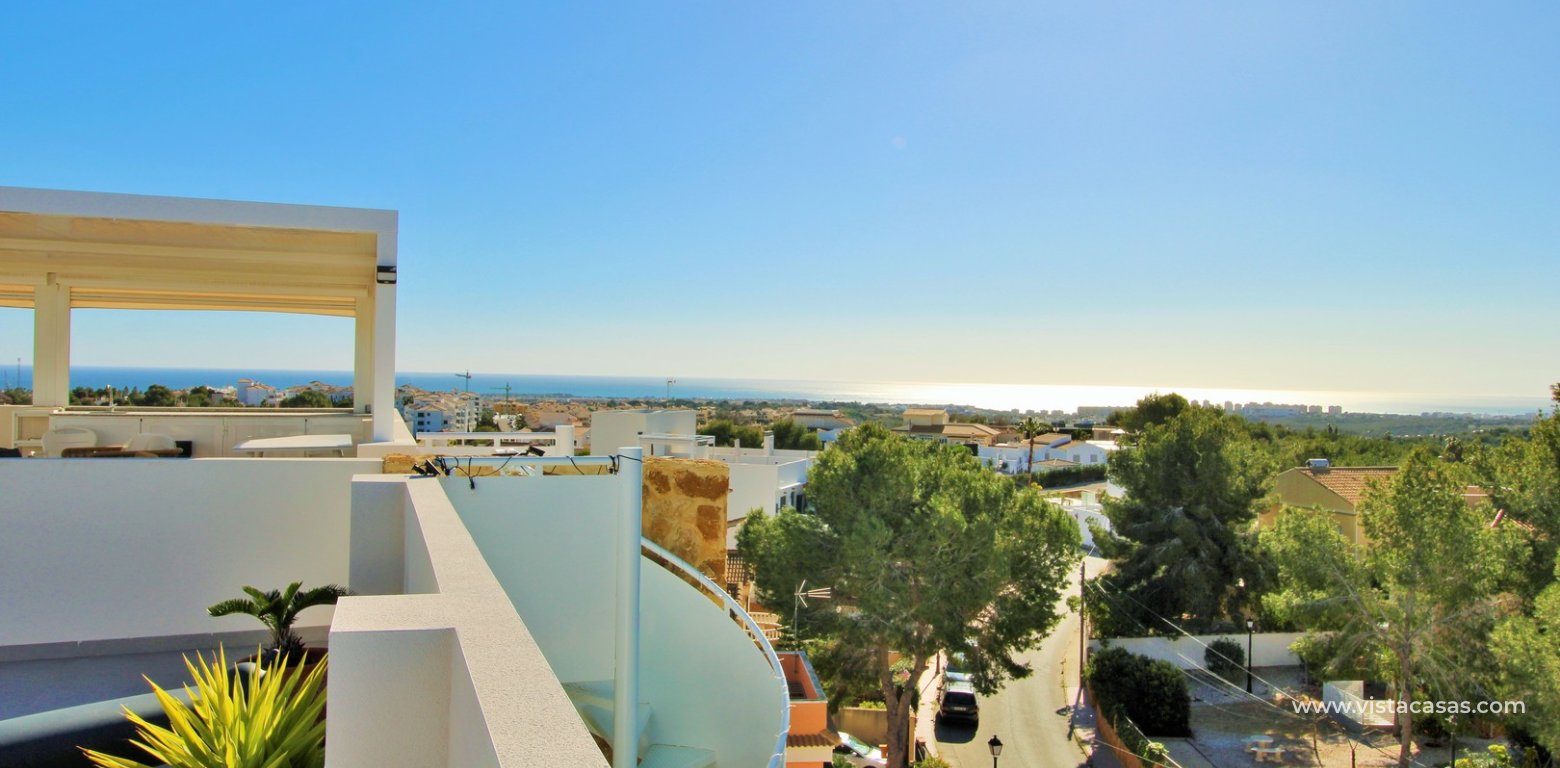 Penthouse with Solarium & Sea Views in Villamartin Villacosta Club solarium sea view