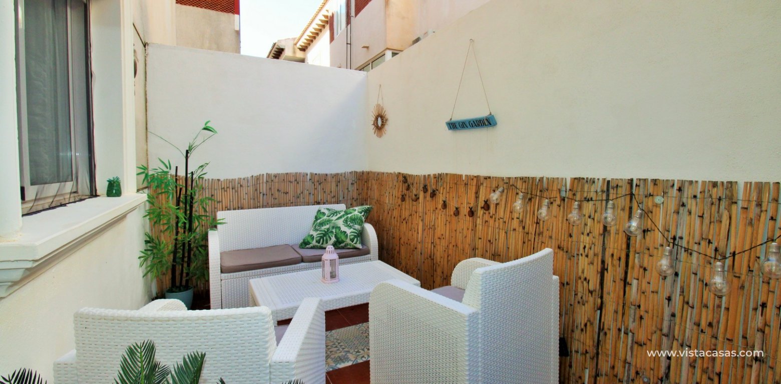 South Facing 2 Bed Ground Floor Apartment Villamartin Pinada Golf rear terrace