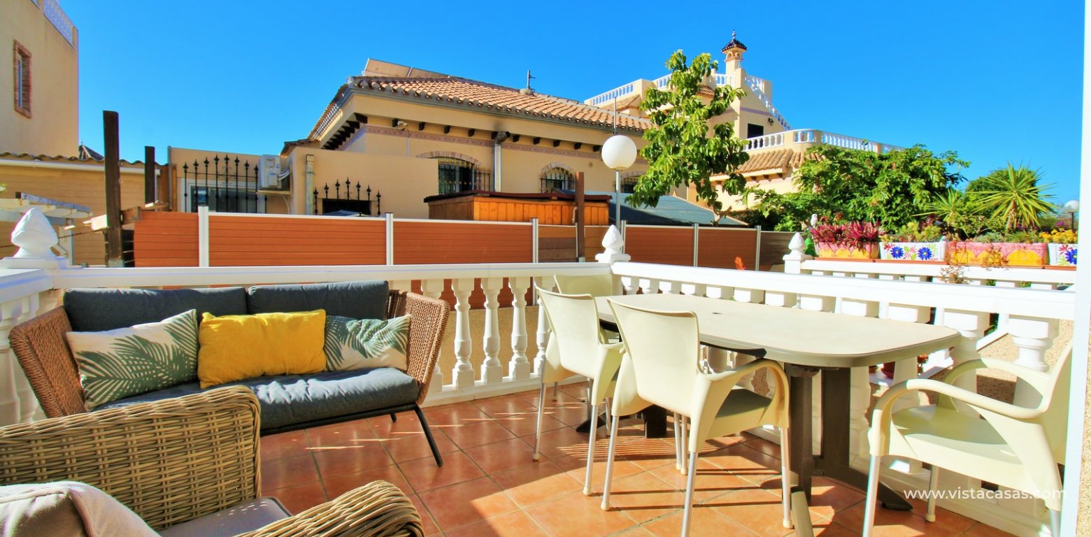 South Facing 3 Bed Townhouse For Sale in Paola II Playa Flamenca terrace front