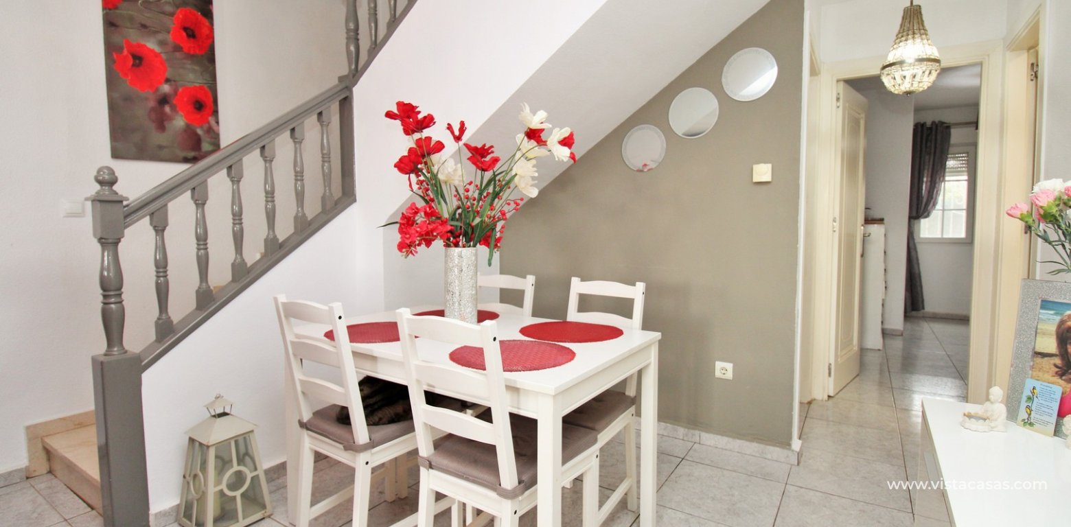 4 Bed Corner Buhardilla Townhouse For Sale in La Rioja Los Dolses dining area
